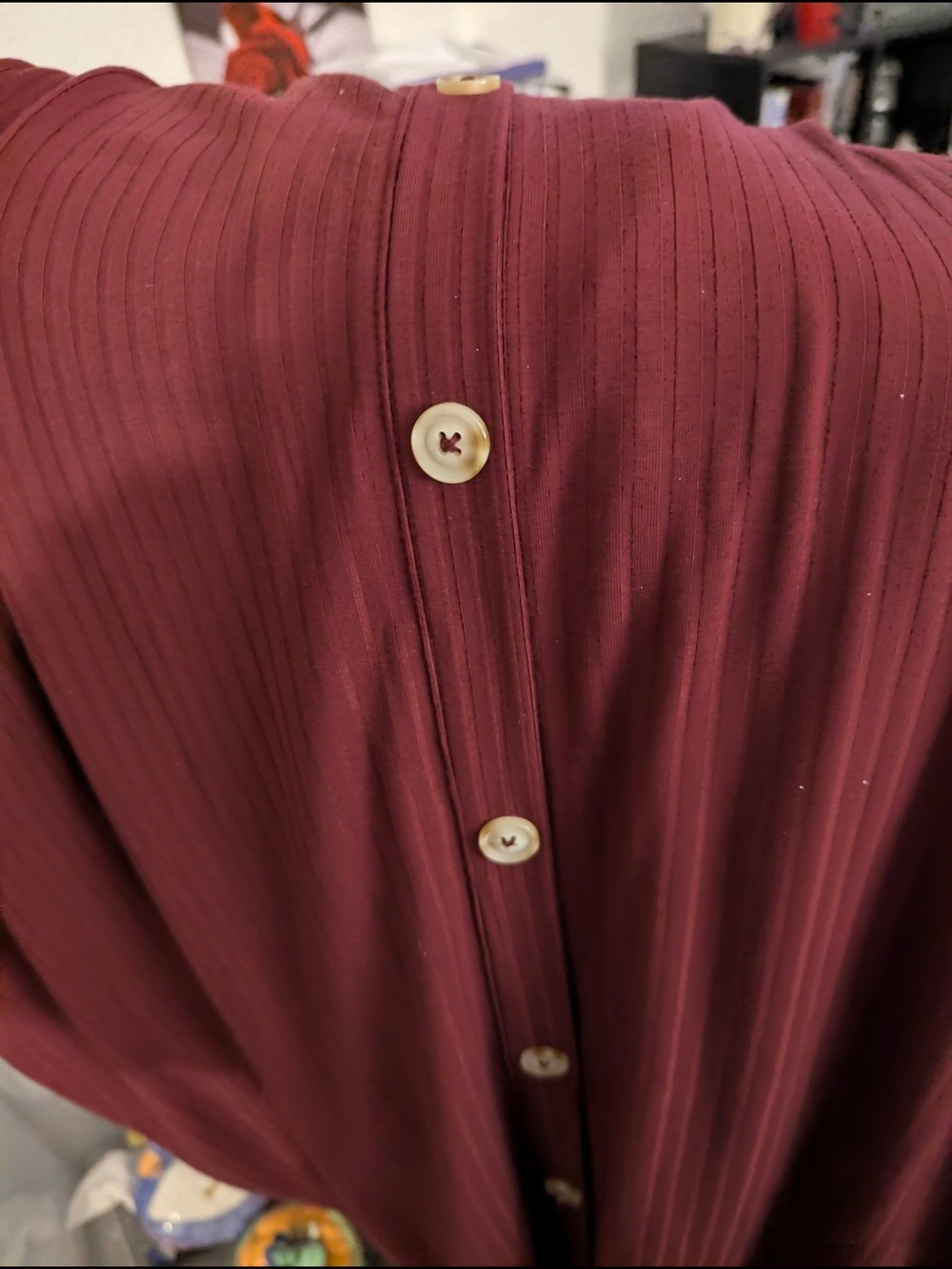 NWT- Lane Bryant: Burgundy Dress Sz 26/28 - Picture 7 of 9
